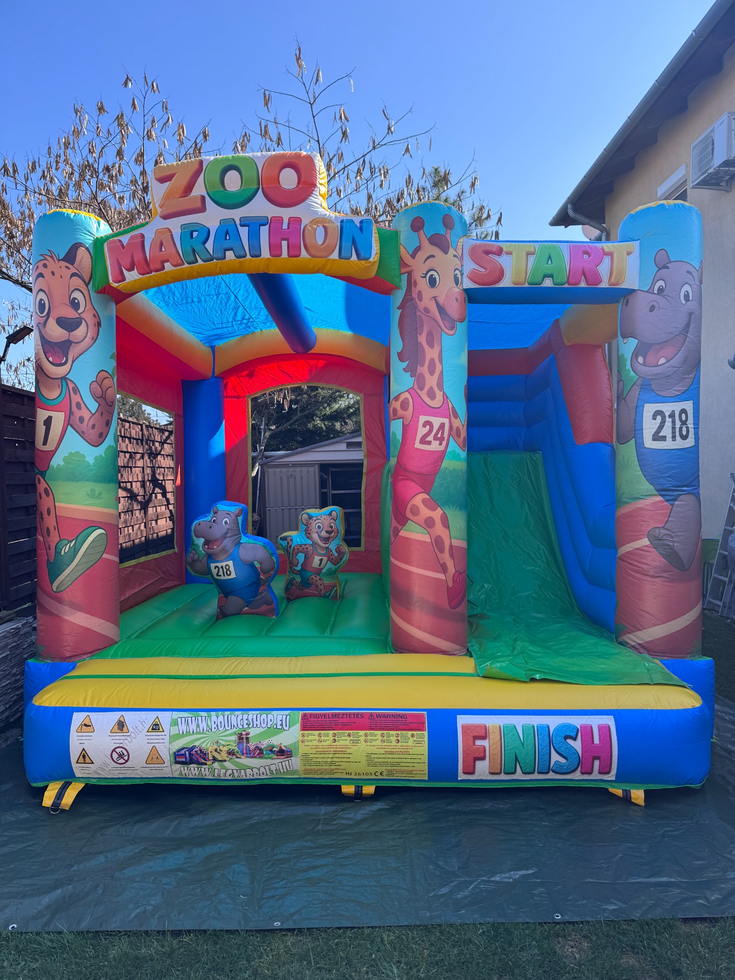 ÁLLATKERT MARATON légvár,ugrálóvár